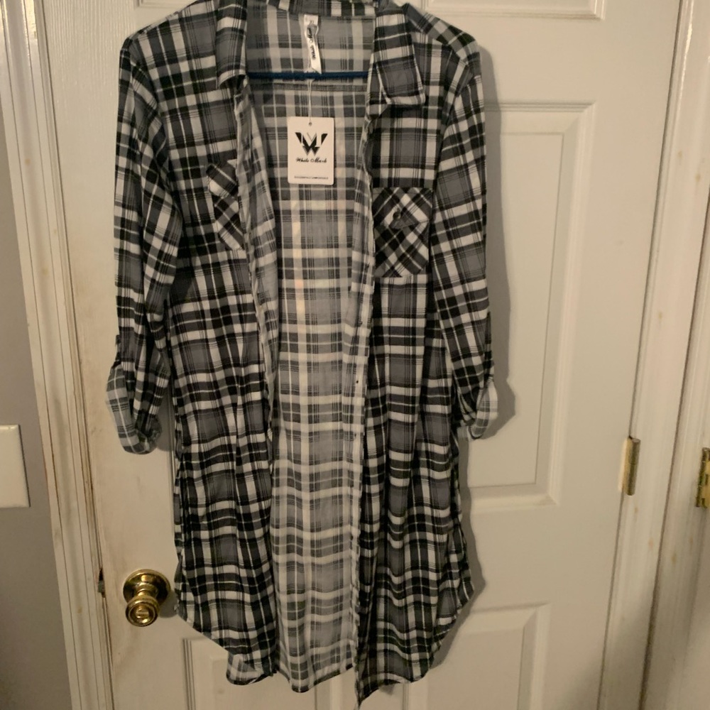 Plaid dress/ tunic